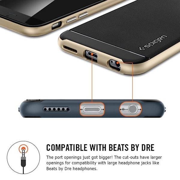 SPIGEN Neo Hybrid Skal till Apple iPhone 6(S) Plus (Gul)
