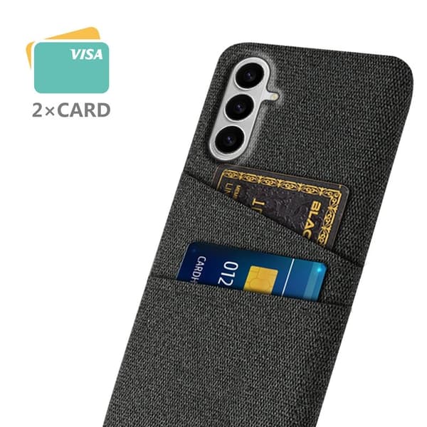 Mobilskal till Samsung Galaxy S26 / S26 Pro Tyg + Hård PC - Svart