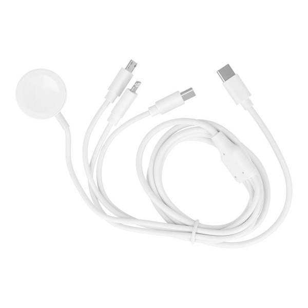 4in1 USB-C till USB-C, Lightning, microUSB, Apple Watch kabel 1.2m