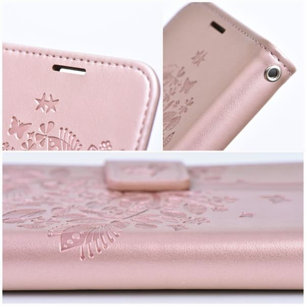 Forcell Galaxy A13 5G Etui Mezzo - Træ Rosa Guld Roséguld