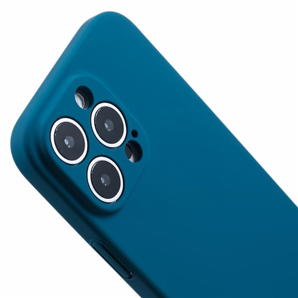 Mobilskal till iPhone 16 Pro Max Skin-Touch Rubberized PC - Blå Blå