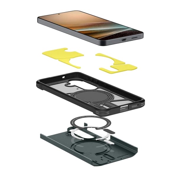Spigen Mobilskal För Galaxy S26 Plus MagSafe Tough Armor - Abyss Grön Grön