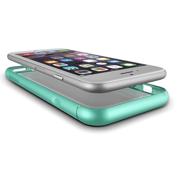 Verus Mixx Shock Absorption -kuori Apple iPhone 6/6S:lle (Mint) Turkos