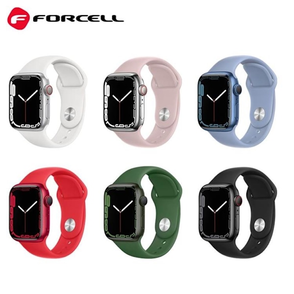 Forcell Apple Watch 6/7/8/SE/Ultra (42/44/45/49mm) Band - Grön