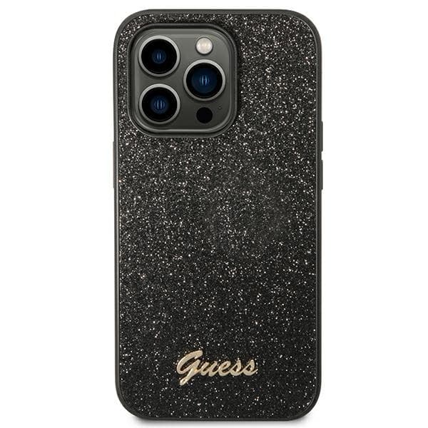 Guess telefontaske til iPhone 14 Pro MagSafe Glitter Script