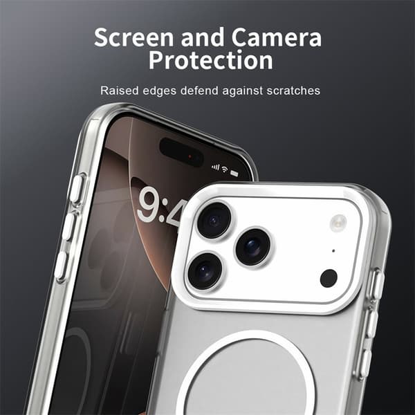 Mobilskal till iPhone 17 Pro MagSafe Candy Color - Vit Vit