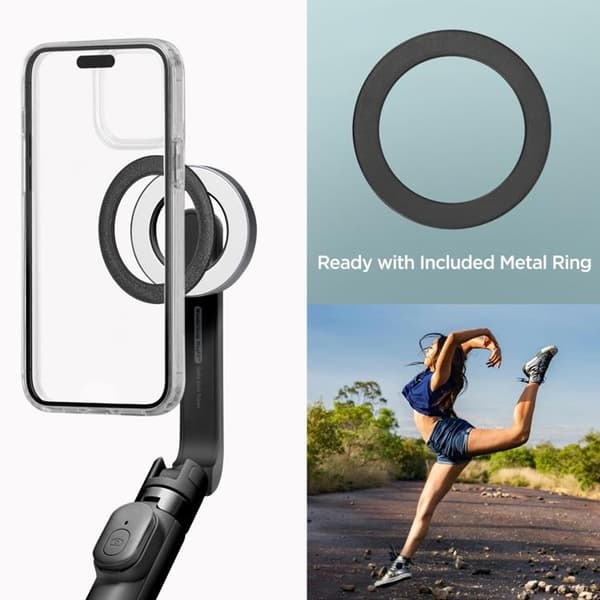 Spigen Magsafe Selfiestick Bluetooth Tripod S571W - Svart Svart