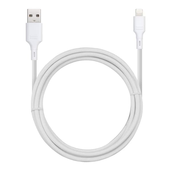 Blue Star USB-A till Lightning kabel 1m - Vit Vit