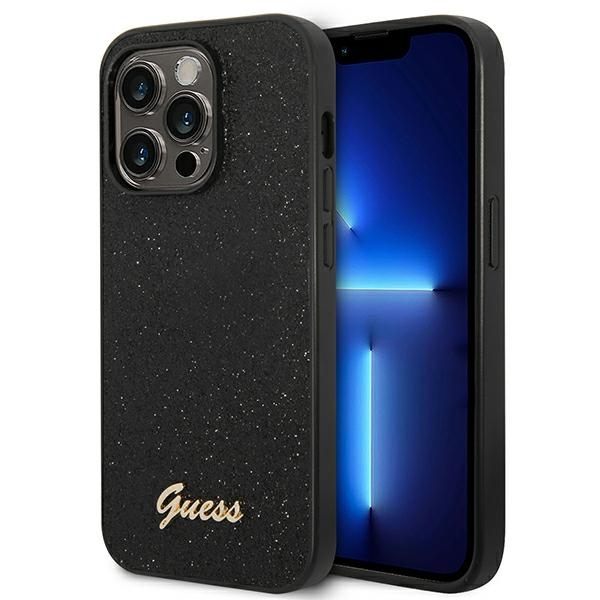 Guess Mobilskal till iPhone 14 Pro MagSafe Glitter Script