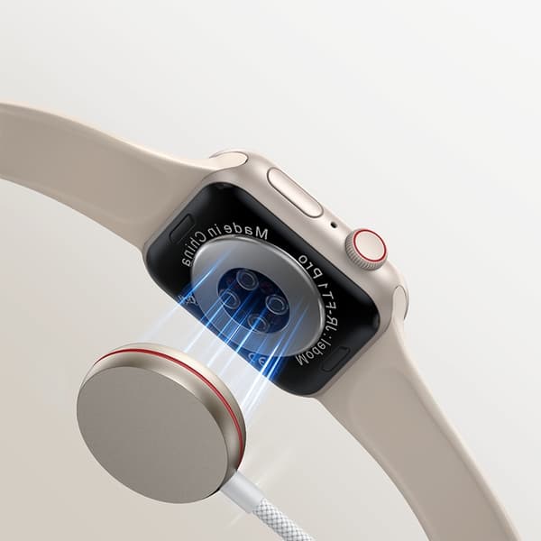 Joyroom Induktiv Trådløs Oplader Apple Watch USB-C - Hvid Vit