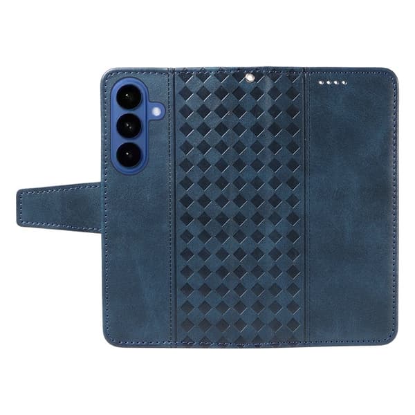 Samsung Galaxy S26 / S26 Pro Plånboksfodral Konstläder Ställ - Blå