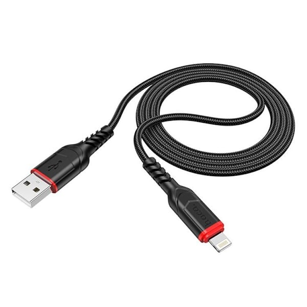 Hoco USB-A til Lightning 2.4A 3m Kabel X59 - Sort Black