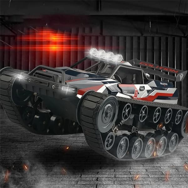 Fjärrkontroll High Speed ​​Drift Stunt Dim Spray Tank