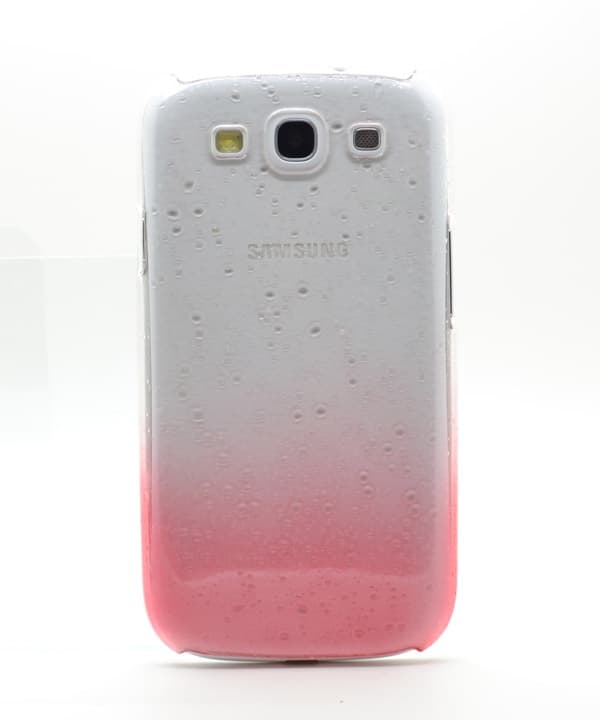 Raindrop Baksideskal till Samsung Galaxy S3 i9300 (Rosa) Pink