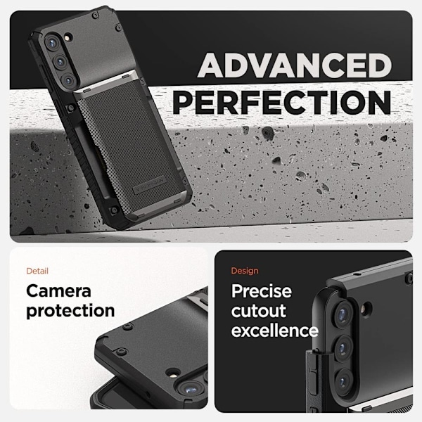 VRS DESIGN Damda Glide Pro Skal Galaxy S23 Plus - Svart