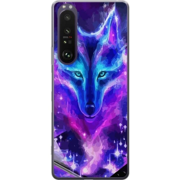 Mobilcover til Sony Xperia 1 III med Neon Ulv