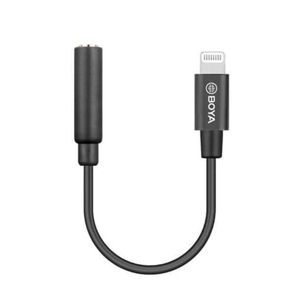 BOYA Mikrofonadapter Lightning - 3.5mm BY-K3 Hane - Hona TRRS