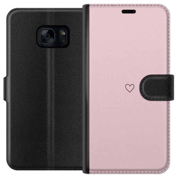 Pung Taske til Samsung Galaxy S7 med Lille Hjerte