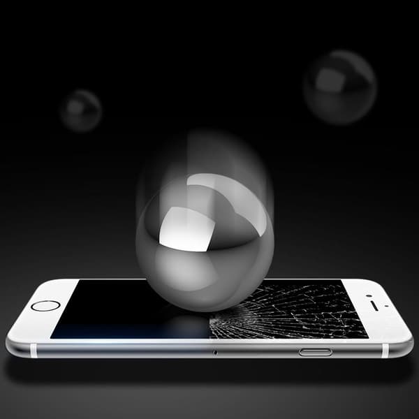 [1-PAK] Hærdet Glas Skærmbeskytter iPhone 8 Plus / iPhone 7 Plus - White