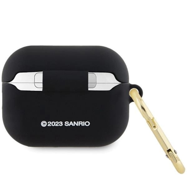 Hello Kitty AirPods Pro 2 (2022/2023) Skal Silikon 3D Kitty Head - Svart Svart