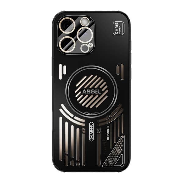 ABEEL Mobilskal till iPhone 16 Pro Aluminium + PC + TPU - Svart