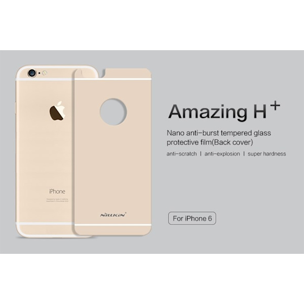 Nillkin Härdat Glas Skärmskydd till baksida till iPhone 6/6S