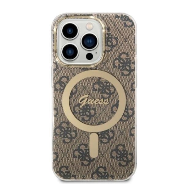 GUESS iPhone 14 Pro Max Magsafe Cover 4G Print + langaton laturi