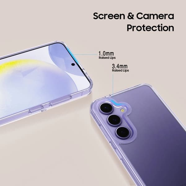 Tech-Protect Mobilskal För Galaxy A57 5G Flexair Hybrid - Clear Transparent