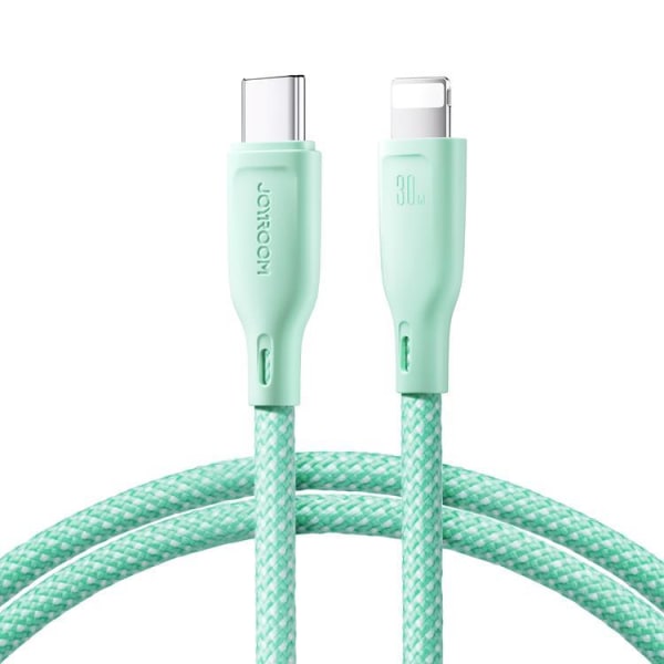 Joyroom USB-C till Lightning kabel 1m PD 30W - Grön