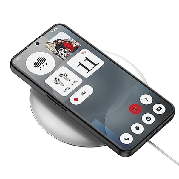 GKK For Mobilskal till Nothing Phone (3a) Pro PU + TPU + PC - Svart