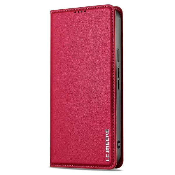 LC.IMEEKE L1 Series för Google Pixel 9 Pro Plånboksfodral Konstläder - Röd