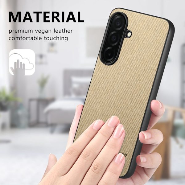 Mobilskal för Samsung Galaxy S26 Plus Konstläder - Khaki