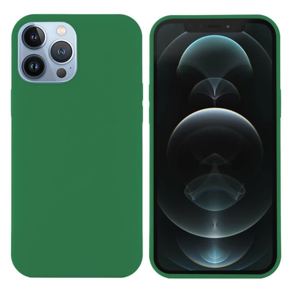 MagSafe-nestemäinen silikoni iPhone 13 Pro - vihreä Green