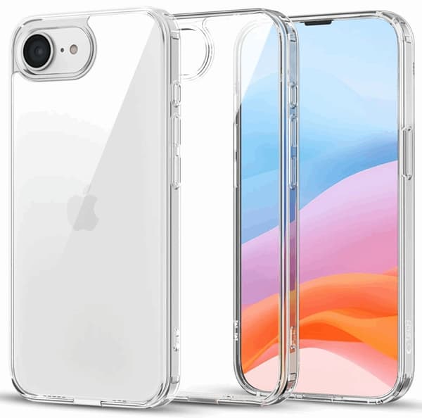Tech-Protect Mobilskal till iPhone 16e/17e Flexair - Clear Transparent