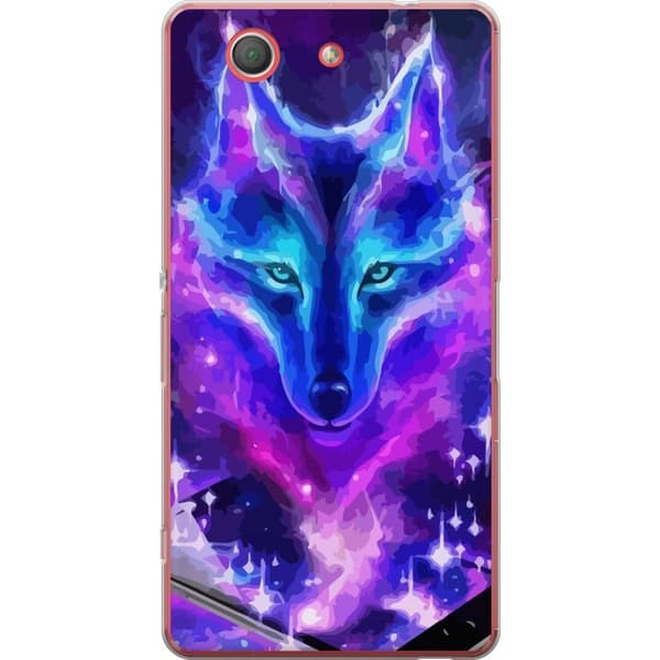 Mobilskal till Sony Xperia Z3 Compact med Neon Varg