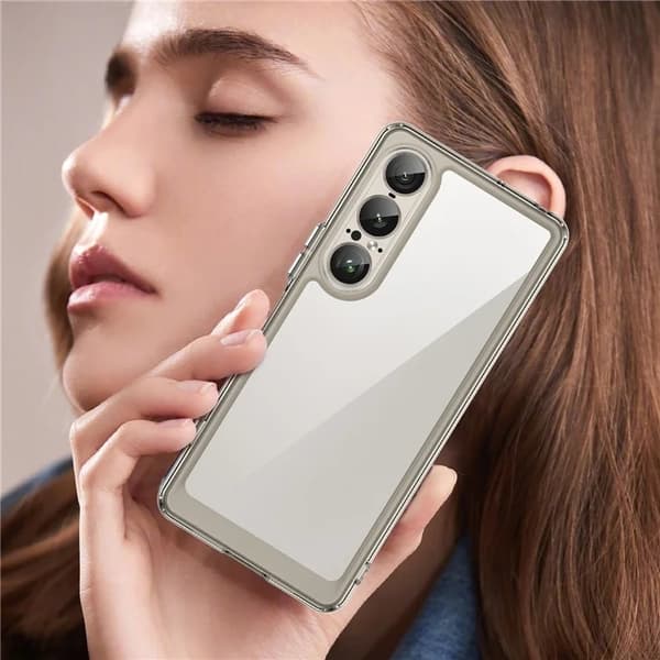 Mobilskal till Sony Xperia 1 VII Acrylic TPU - Grå
