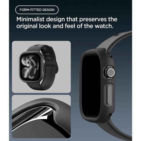 Spigen Skal För Apple Watch 10/11 (42mm) Thin Fit - Svart