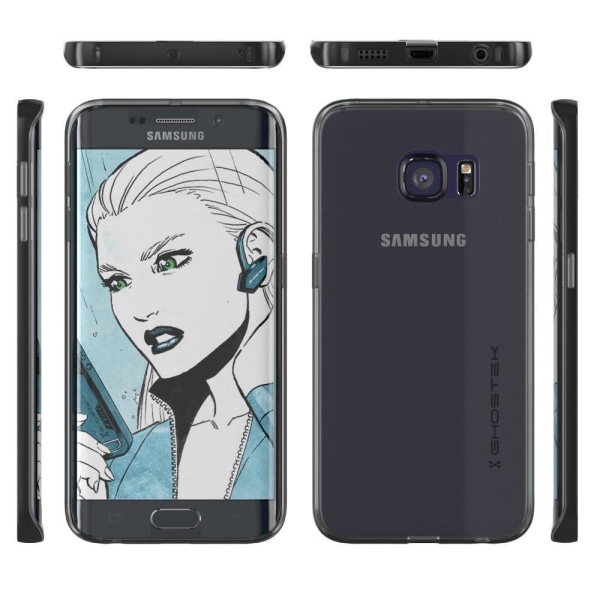 Ghostek Kappe Cover til Samsung Galaxy S6 Edge Plus - Sort Black