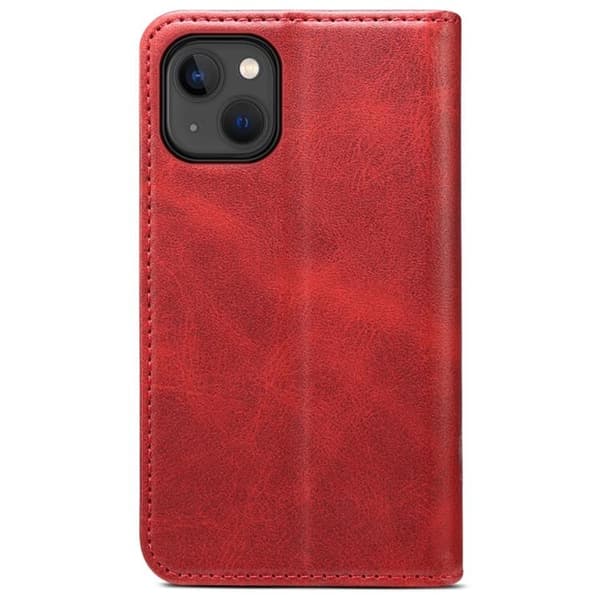 SUTENI iPhone 14 Plus Plånboksfodral Magnetic Kickstand - Röd Röd