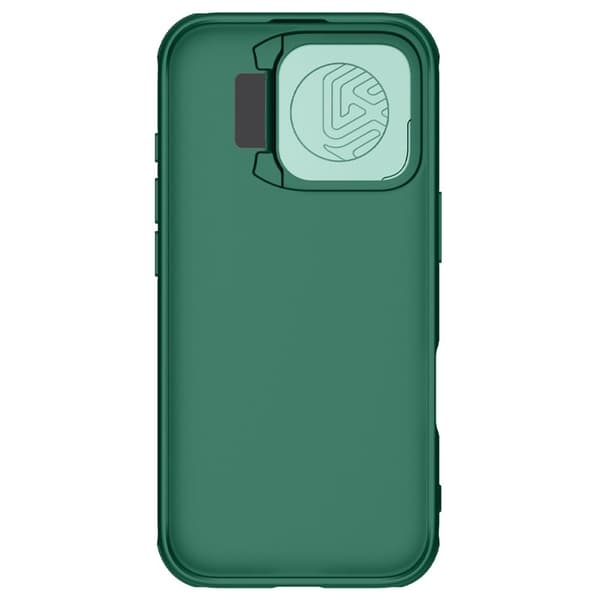 NILLKIN CamShield Prop Mobilskal till iPhone 16 Pro med Kamera Skydd Grön