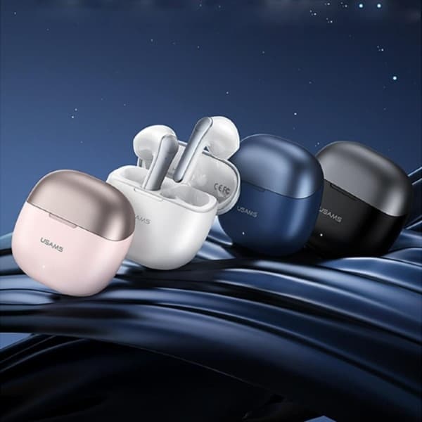 USAMS In-Ear Hörlurar Bluetooth TWS XH Series - Blå Blå