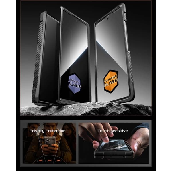 [2-Pack] SupCase Mobilskal Magsafe För Galaxy Z Fold 8 UB Grip - Svart