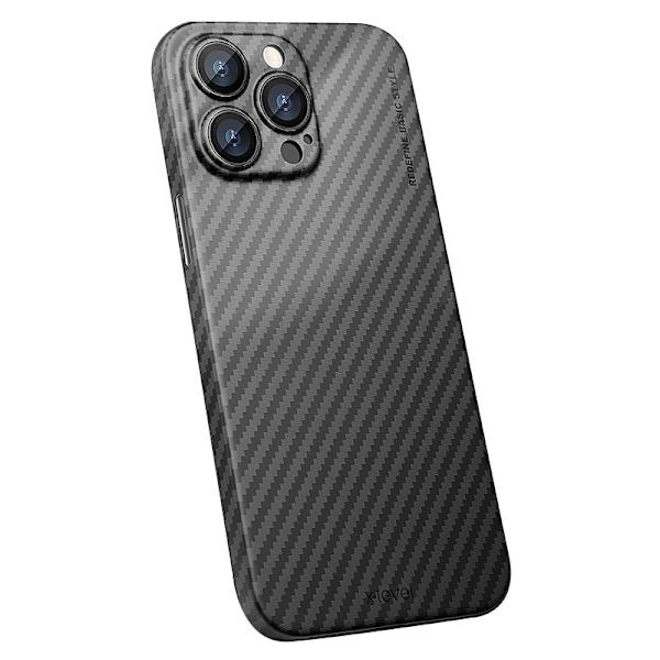 X-LEVEL Mobilskal till iPhone 14 Pro Max Hård PC Kolfiber Textur