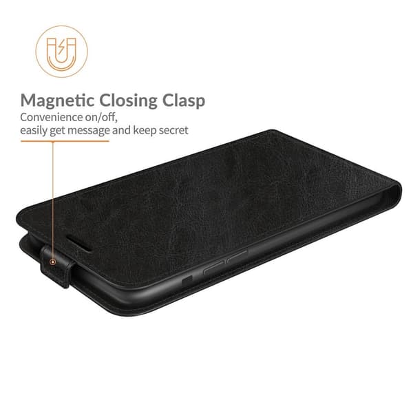 Kääntökuori korttipaikalla iPhone 13 Pro - Musta Black