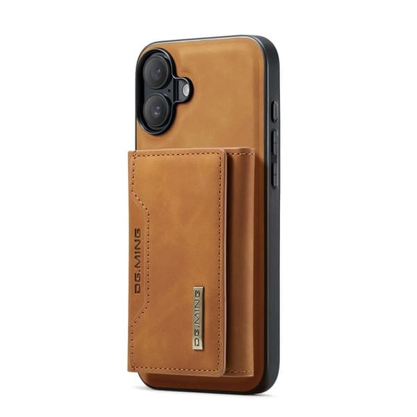 DG.MING M2 Series Mobilskal till iPhone 17 PU + PC + TPU - Brun