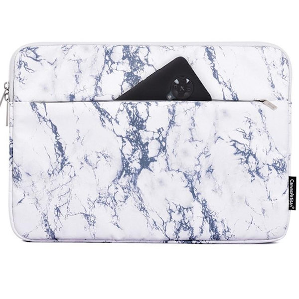 CANVASARTISAN Datorfodral 13" Marble H32-11 - Vit Vit