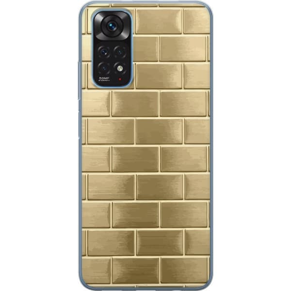 Mobilskal till Xiaomi Redmi Note 11S med Gyllene Murstenar