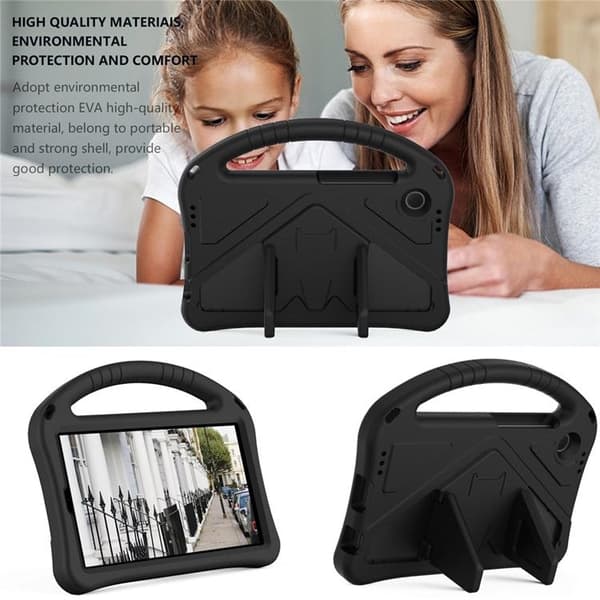 Mobilskal till Galaxy Tab A9 Kickstand Shockproof - Svart Svart