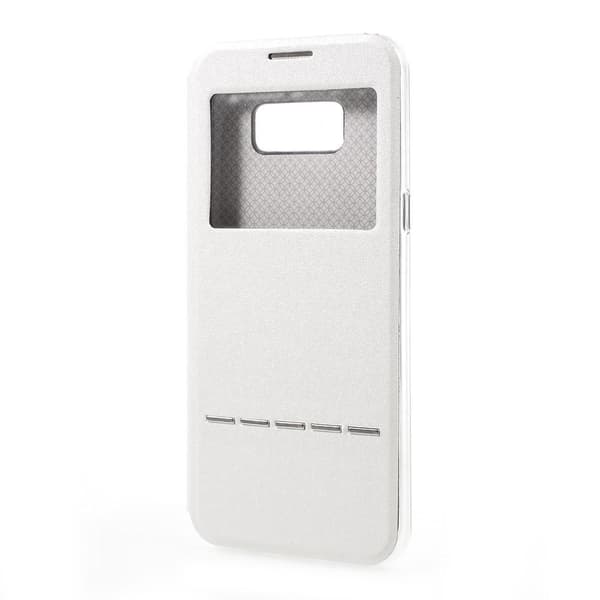 Slide to Answer -kotelo Samsung Galaxy S8 Plus - Valkoinen White