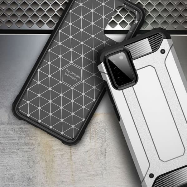 Tough Armor -kuori Galaxy A02S - Musta Black